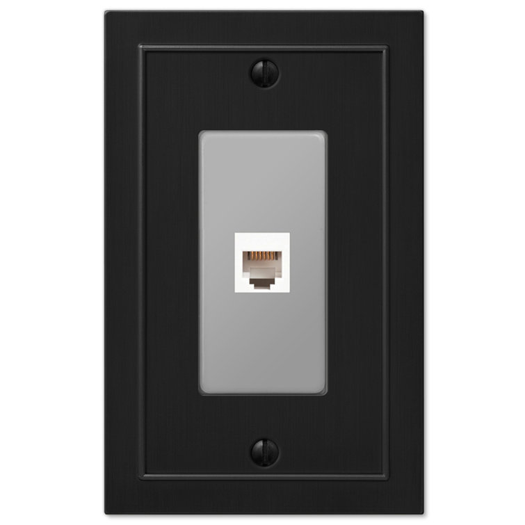 AmerTac Bethany 1Gang Phone Jack Wall Plate Wayfair